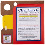 Clean Sheets - CLN-CS100 Superior Mixing Pad (12x12) - 100 Disposable Sheets for Toughest Job, Clear