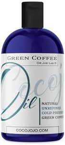 Dr Joe Lab Green Coffee Bean Oil - 100% Pure, Unrefined, Cold Pressed, Non-GMO Carrier Oil for Skin, Hair, Nails, Body, Face & More - 4 oz - Premium Natural Antioxidant