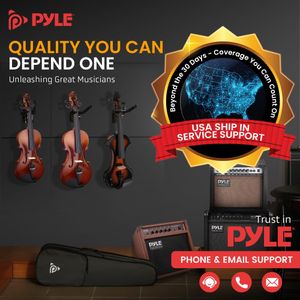 Pyle Full Size Violin Kit – Beginner Instrument with Bow & Case
