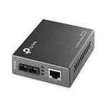 TP-Link Fast Ethernet SFP to RJ45 Fiber Media Converter | Fiber to Ethernet Converter | 10/100Mbps RJ45 Port to 100Base-FX Single-Mode Fiber (MC110CS)