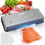 YASHE Vacuum Sealer Machine with Dry & Moist Modes, 5-in-1 Multi-Functional Food Vacuum Sealer Machine for Sous Vide Cooking, 30cm Seam for Preserving Meat, Fish, Fruits, and Vegetables