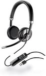 Plantronics Blackwire C720-M/Lync Foldable Binl USB Headset, Bluetooth, Sensor Tech & Case