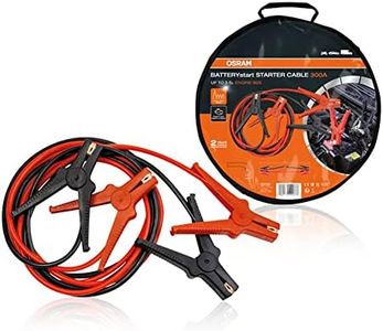 Osram OSC160 Starter Cable, Starthilfekabel Für Benzin und Dieselmotoren, 6/12V, Überbrückungskabel Für 3,5 L Motoren, Kupferbeschichtetes Aluminium, 3 m, Standard, 300A