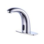 HHOOMMEE Bathroom Basin Automatic Sensor Faucet Touchless Motion Sensor Tap with Water Mixer Valve and Control Box(0103C)