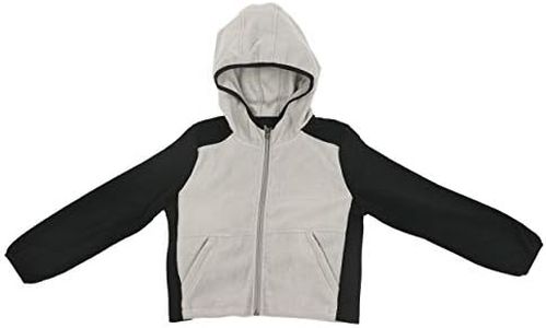 ZooVaa Kids Compression Sensory Jacket w/Hood | Boys Weighted Jacket with Soft Microfiber Fleece Sweater for Children – Removable Weights (Medium)
