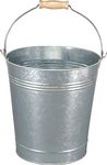 Highlands Galvanised Bucket | 7 L or 10 L Heavy Duty Metal Pail Water Feed Coal Fire Ash