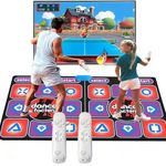 Eclipto Dance Mat for Girls, Musical Dance Mat Toys for 4+ Year Kids, 60 Games & 200 Songs, Electronic Dance Pad for TV & Computer, Fun Christmas Birthday Gift for Boys & Girls