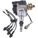 Flynsu Ignition Distributor Replacement for Toyota Forklift 4Y Engine 19030-UB010, 19030-78154-71, 19030-78151-71