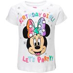 Disney Minnie Mouse Big Girls Graphic T-Shirt White 10-12