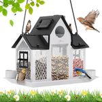 Solar Bird Feeders House Outside Ha