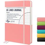 STATIONERY ISLAND A5 Lined Notebook, Journal Lined Hardcover with 120gsm Premium Thick Paper, 180 Pages Hardback Ruled Journal Notebook for Writing, Working, Study, Planning, Diary, Journaling