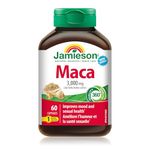 Jamieson High Potency Maca 3,000 mg, Helps to Support Emotional Aspects of Sexual Health and a Healthy Mood Balance. Vegetarian, Non-GMO, Gluten-Free, Only One Per Day, 60 Count