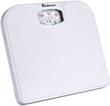 Adamson A21 Analog Scales for Body Weight - Up to 260 LB - New 2024 - Anti-Skid Rubber Surface + Large Numbers - Analog Bathroom Scale - Affordable - Durable with 20-Year Warranty