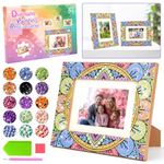 Toys for 9 10 11 12 Year Old Girls Arts and Crafts for Kids Christmas Gifts for Girls Age 9-12 Birthday Presents Craft Kits for Kids Diamond Painting Art Set DIY Photo Frame Mosaic Kits for Girls