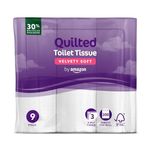 by Amazon 3-Ply Quilted Toilet Paper, 9 Rolls (1 Pack of 9), 200 Sheets per Roll (previously Presto!)