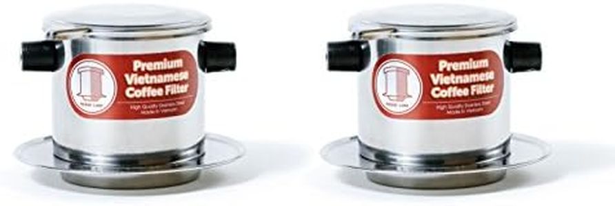 Vietnamese Coffee Infuser, Camping or Travel, Iced or Hot (2, Small) (Many Sizes)
