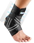 Fitomo Ankle Support for Sprained Ankle, Ligament damage, Weak Ankle, Ankle Brace for Men and Women with Removable Stabilizers for Injury Prevention and Recovery, Suitable for Wearing in Shoes