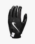 Nike Vapor Jet 8.0 Football Gloves (Black/Black/Black/White, Large)