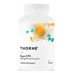 Thorne Super EPA - Omega-3 Fatty Acids EPA 425 mg and DHA 270 mg Supplement - 90 Gelcaps