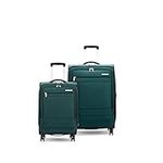 Samsonite Aspire DLX Softside Expandable Luggage with Spinners | Emerald | 2PC Set (Carry-on/Medium), Emerald, 2-Piece Set (Carry-on/Medium), Aspire DLX Softside Expandable Luggage with Spinners