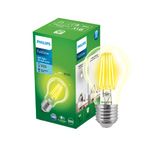 PHILIPS 9-watt LED Clear Glass Light Bulb | Bulb Base: E27, 700 Lumen Full Glow Clear LED Bulb for Home Decoration | Warm White, Pack of 1