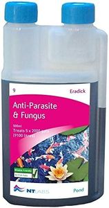 NT Labs Pond Eradick, Pond Fish Medicine, Anti-Parasite & Fungus, Parasite Treatment for Pond Fish, Treatment for Fungal Infections