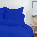 Duvet Cover King with Zipper Closure 1 Piece 1000 Thread Count 100% Long-Staple Egyptian Cotton Comforter Cover Ultra Soft Duvet Protector, Hotel Class Quilt Cover (King, Royal Blue)