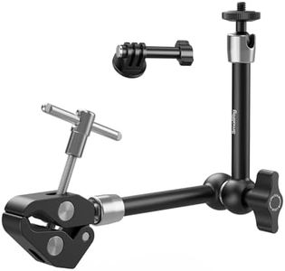 SMALLRIG Magic Arm Clamp w/ 1/4" Screw, Action Camera Mount, 11 Inches Integrated Magic Arm for GoPro, for DJI Osmo, for Insta360, for Microphone/LCD Monitor/LED Lights - 5605