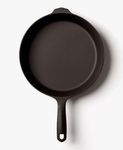 Field Company No.8 Cast Iron Skillet, 10 ¼ inches—Smoother, Lighter, Made in USA, Vintage Style, Preseasoned