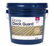 Bona Deck Guard Water Based (PU) Wood Coating Neutral Shade 3.79 litre (128 oz) Wood Finishes | Polish | Wooden Deck / Surfaces PU Coating | UV Protection | No Harmul Chemical | Quick Drying