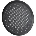 Pizza Pan with Holes, Beasea 11.5 Inch Nonstick Aluminum Alloy Round Vented Pizza Pans Pizza Crisper Pan Pizza Baking Tray Bakeware for Home Restaurant Kitchen