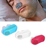 Anti Snoring Devices, Snoring Solution Nose Vent Clip Air Purifier for Men and Women Snoring aid Ease Breathing Comfortable Sleeping (Blue)