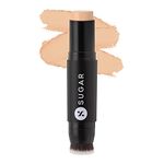 SUGAR Cosmetics Ace Of Face Foundation Stick with In-Built Brush | Lasts 24hrs | Full Coverage Foundation for Women | 12gm - 27 Vienna