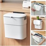 ELPHECO Hanging Trash Can with Lid 