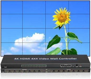 4K HDMI Video Wall Controller 4x4 16 Ways TV Processor Large Screen Video Splicer Box 2x2 2x3 3x3 5X2 6X2 5X3 2X7 2x6 3x4 4X3 Multi Video Screen Processor Splicer