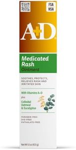 A+D Medicated Rash Ointment 1.5 oz– Relieves Rash & Skin Irritated Skin from Poison Ivy, Eczema, Beard Rash, Bikini Rash, Dry Skin, Chapped Skin, bug bites. Made with Colloidal Oatmeal