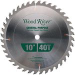 Woodriver General Purpose Saw Blade 40T Alternate Bevel Grind 10” Diameter