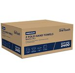 Z fold Paper Towels White Interfold Embossed Paper Hand Towel 2ply C Fold Multi Fold Tissue (Paper, 2400)