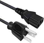 8ft Power Cord Replacement for HP LaserJet Pro M426fdw M15a M454dw M428fdw M281fdw M283fdw P1102w M148DW M227fdw M130fw M401dne M180nw M254dw Printer 3 prong Power Cord AC Cable