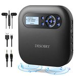 DESOBRY Bluetooth CD Player with Speakers