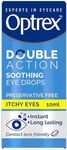 Optrex™ Double Action Soothing Eye Drops for Itchy Eyes, lubricates and soothes, 10ml