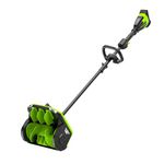Greenworks 40V 12" Brushless Cordless Snow Shovel with Led Lights&Directional Vanes, 25ft Throwing Distance, Electric Snow Thrower Blower Removal Tool for Patio/Driveway/Steps/Sidewalk/Winter Storm