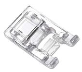 DREAMSTITCH 40110165 7mm Satin Stitch Presser Foot Transparent Buttonhole Foot for All Low Shank Snap On Singer,Brother,Babylock,Euro-Pro,Janome,Kenmore,White,Juki,New Home,Elna Sewing Machine