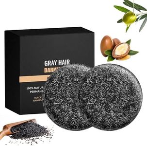 woodsleep Spartan Gray Hair Reverse Bar, 2Pcs Mane Gray Reverse Bar,Reverse Shampoo Bar Reverse,Grey Hair Bar Shampoo White Hair Reverse Soap, Shampoo Bar for Regrowth & Hair loss