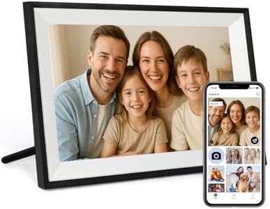 Funcare Digital Photo Frame 10.1 Inch, 1280 * 800 HD IPS Touch Screen Wifi Digital Picture Frame, 32GB Electronic Photo Frame, Auto-Rotate, Easy to Share Photos and Videos via APP