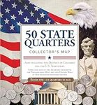 50 State Quarters Map (includes spa