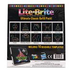 Lite Brite Ultimate Classic Refill Pack - Celebration Theme - 10 Reusable Templates - Amazon Exclusive