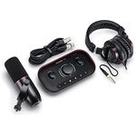 Focusrite Vocaster Two Studio - USB Audio Interface Bundle for Podcasting, Streaming, Voiceover, Black