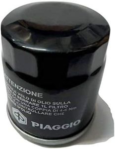 82635R Vespa OEM Oil Filter for Modern Vespa Scooters 150cc-300cc | For All 150-300cc Vespa GT GTS GTV HPE Super Sei Giorni ABS HPE | OEM# 483727 AP8580128 Part# 82635R