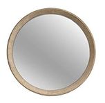 nielsen Wall Mirror 40cm Diameter, Luna Natural Finish Wall Décor with Hanging Set, Hallway Mirror, Bedroom Décor, Wall Mirrors for Bedrooms and Living Room - Natural Finish